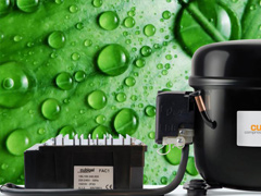 Variable speed compressors for low application energy consumption in refrigeration systems