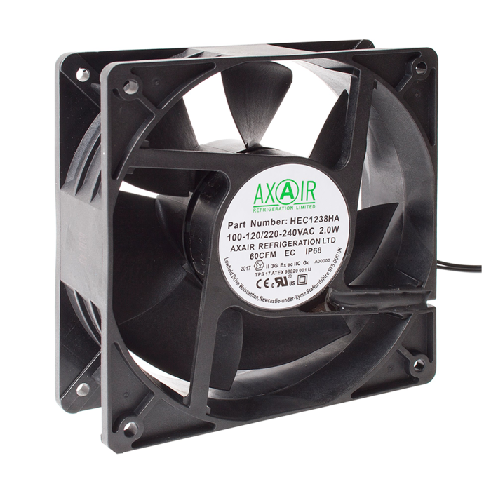HEC1238HA Explosion Proof (ATEX) EC Compact Axial Fan